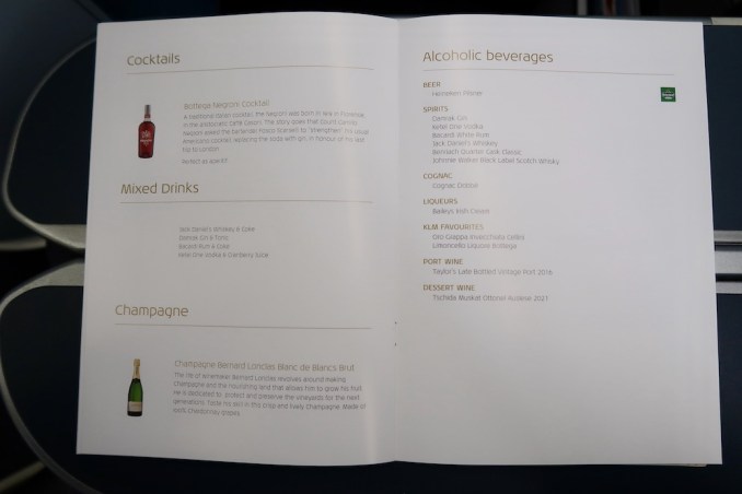 KLM BUSINESS CLASS
