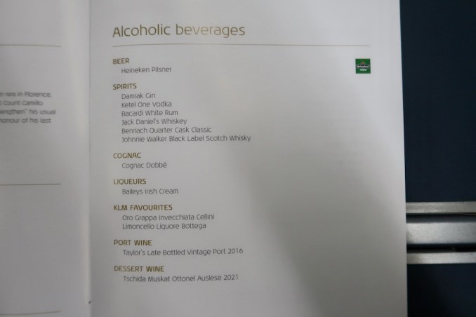 KLM BUSINESS CLASS